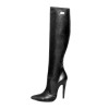 Knee high boot with high heels standard size (Model 300)