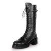 Boots Combat/Gothic style calf-high (Model 370)