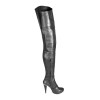 Super long high heel boots crotch high straps made-to-measure (Model 415)