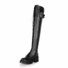 Boots Combat/Gothic style Thigh Highs (Model 670)