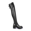 Over-the-knee boots with monk strap made-to-measure (Model 770)
